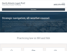 Tablet Screenshot of northatlanticlegal.com